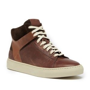 Men's Frye Owen High Top Leather Sneaker (Italian)
